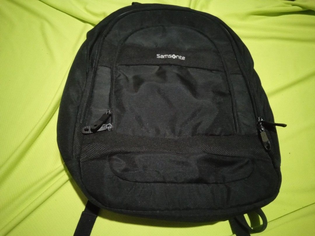 Samsonite Laptop Backpack Black Men s Fashion Bags Backpacks on Carousell