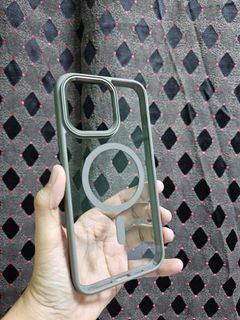 Sanptoch magsafe gray clear case iphone 15 promax 14 promax 15 pro