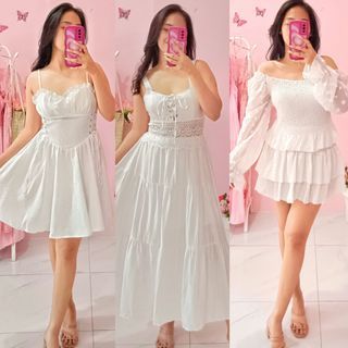 SHEIN WHITE dresses and coords