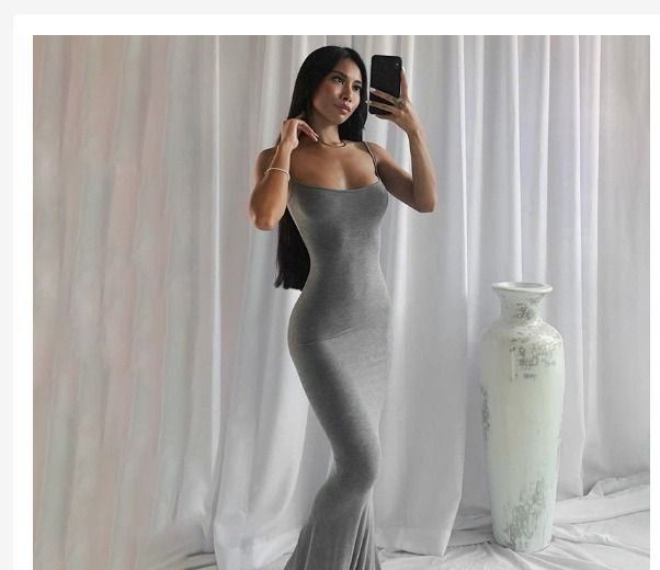 skims maxi dress dupe 11 Best SKIMS Dupes That Are Stylish & Budget-Friendly