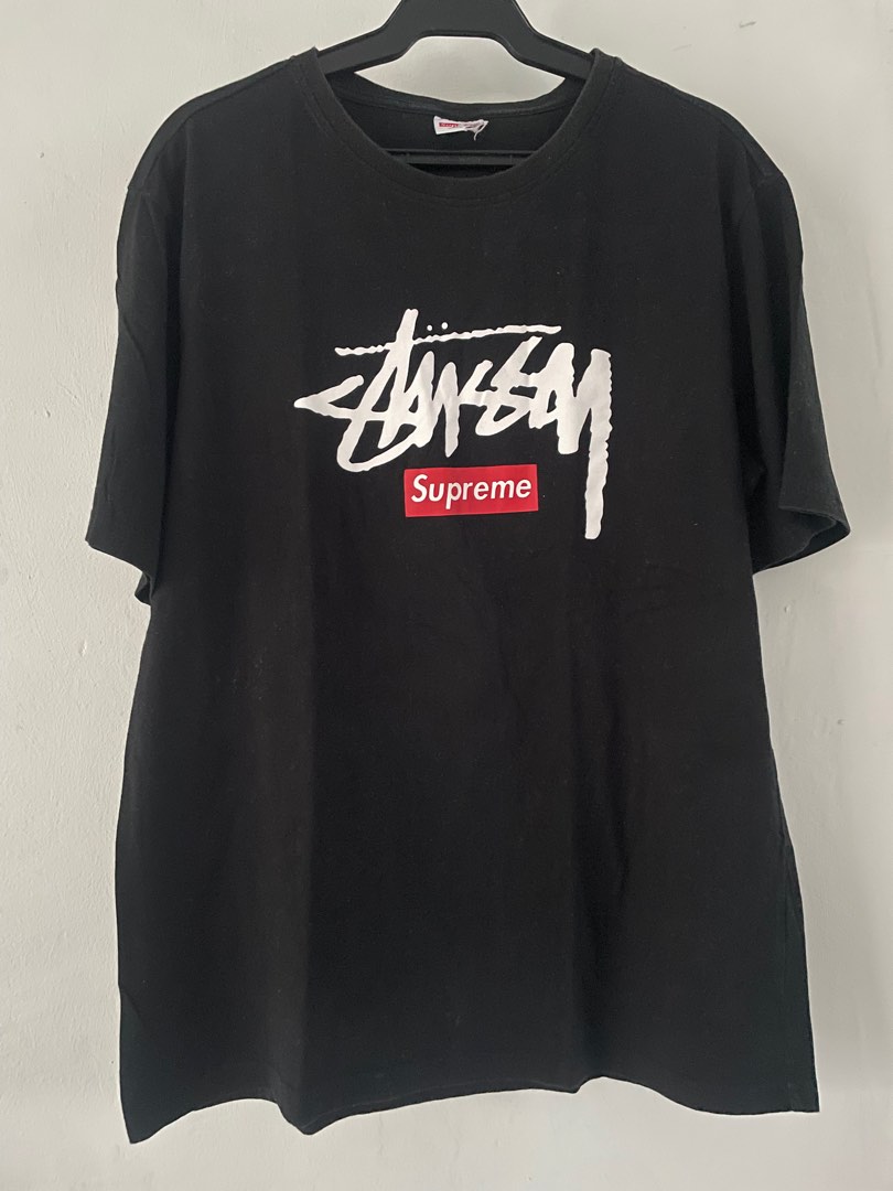 Supreme x stussy tee top