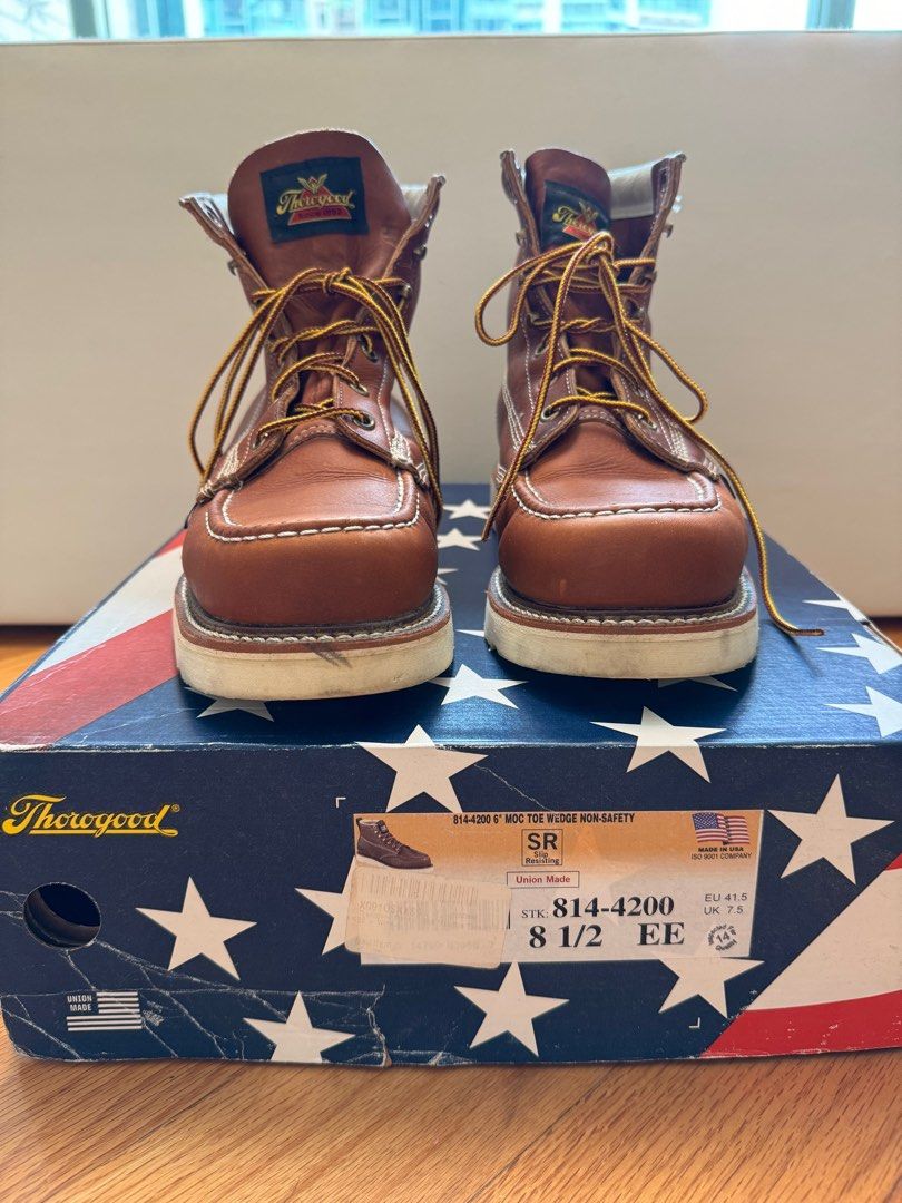 Thorogood 6 Moc Toe boots much better choice than Red Wing and Danner Carousell