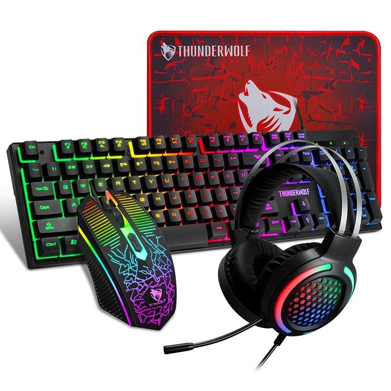 Thunder wolf 100 each (Category: Computer Keyboard) located in Makati City. Submitted by zotag (Listing ID 1308087771, Image 3). Description: keyboard mouse mouse pad 3in1 set brand new.