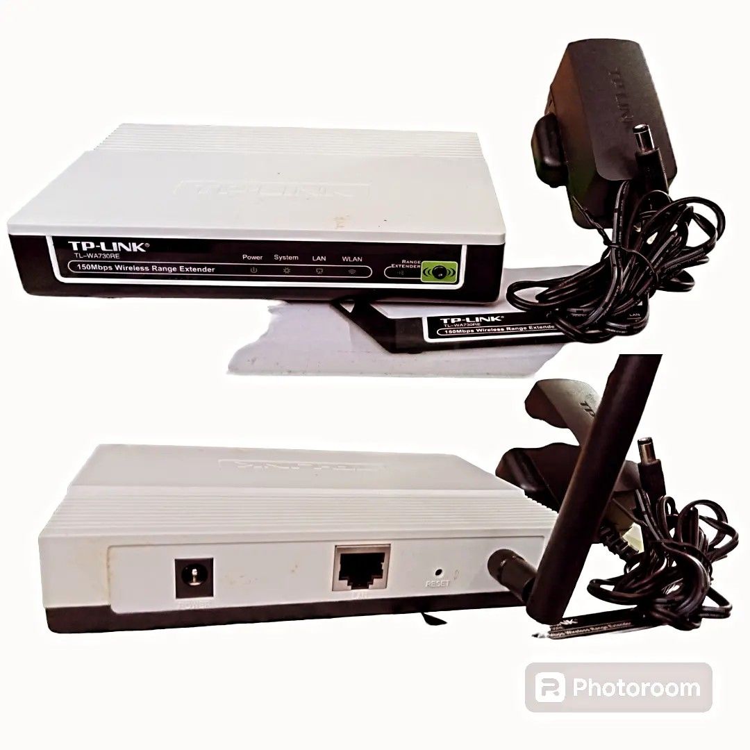 TPLink Wifi range extender (Category: Networking) located in Makati City. Submitted by meowmyella (Listing ID 1307987501, Image 3). Description: 💻 TP-Link WIFI range extender 💰PHP 500 only! ➡️ FREE D-LINK INTERNET SWITCH ➡️ In good working condition ➡️ See pictures for specifications and details 🖥️ Comment MINE or send the screenshot thru DM of the items you wished to purchase. 💸 Mode of payment thru GCASH or Bank Transfer. 🚚 Metro Manila: L