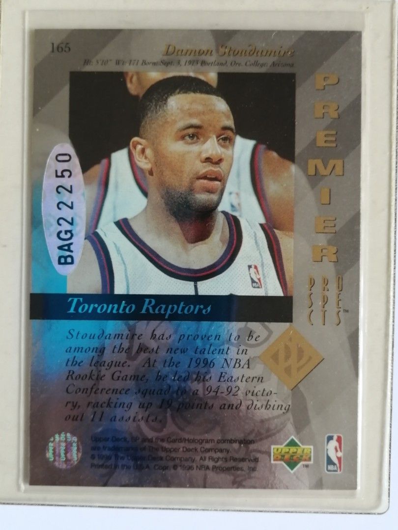 Damon Stoudamire にくい サインNBAルーキーカード 184/500
