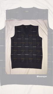 Grey Vest Cotton Shirt