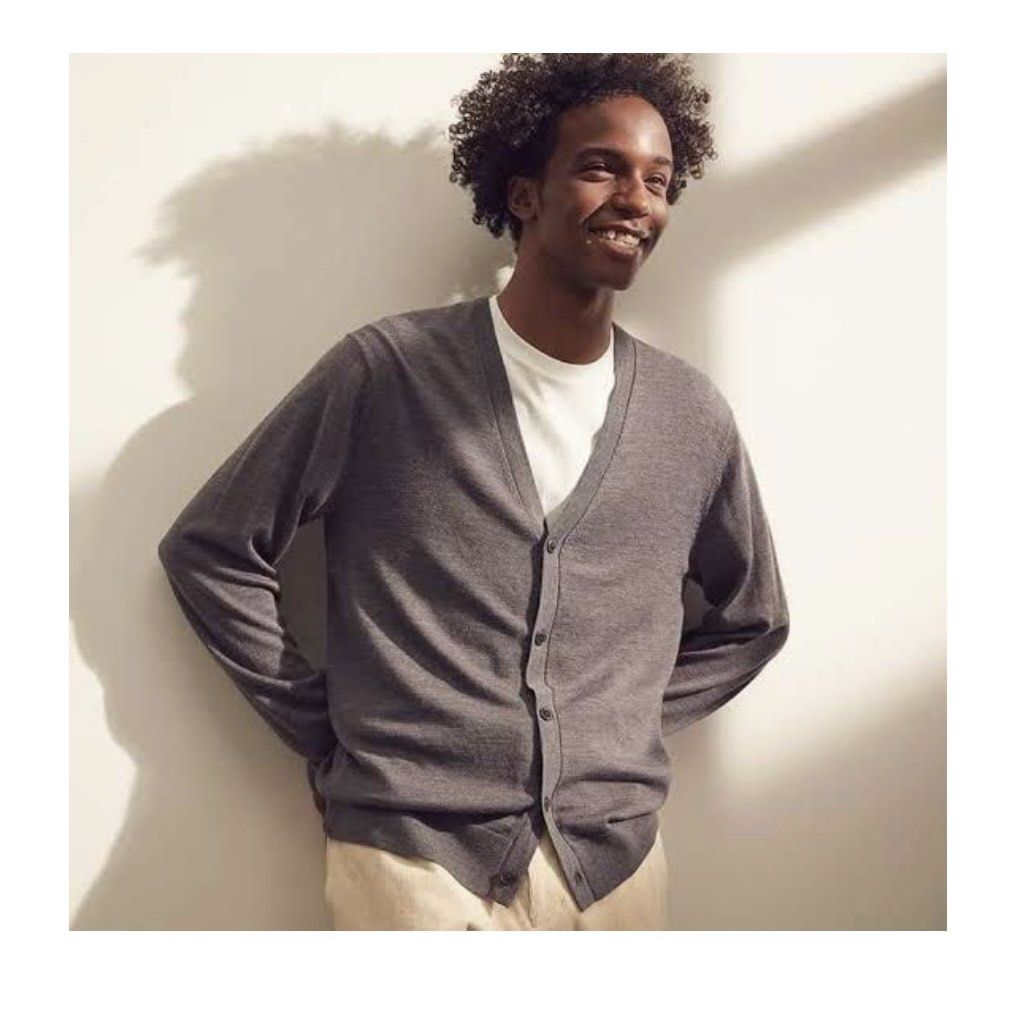 Uniqlo merino wool cardigan sale