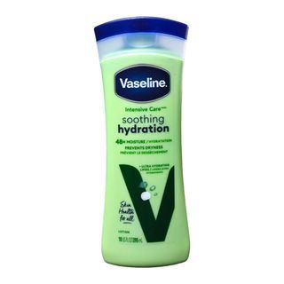 Vaseline Intensive Care Aloe Vera Hydration Body Lotion for Dehydrated, Dry Skin with 48H Moisture + Ultra-Hydrating Lipids 295mL