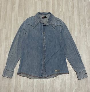 Vintage Diesel 90s denim jacket classic washed denim Made in Morroco original y2k