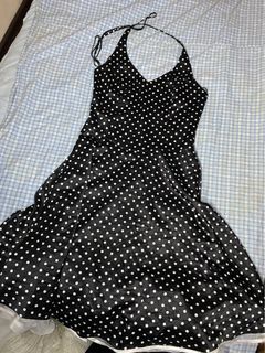Vintage polka halter dress