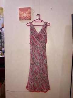 Vintage/ Y2k pink summer dress