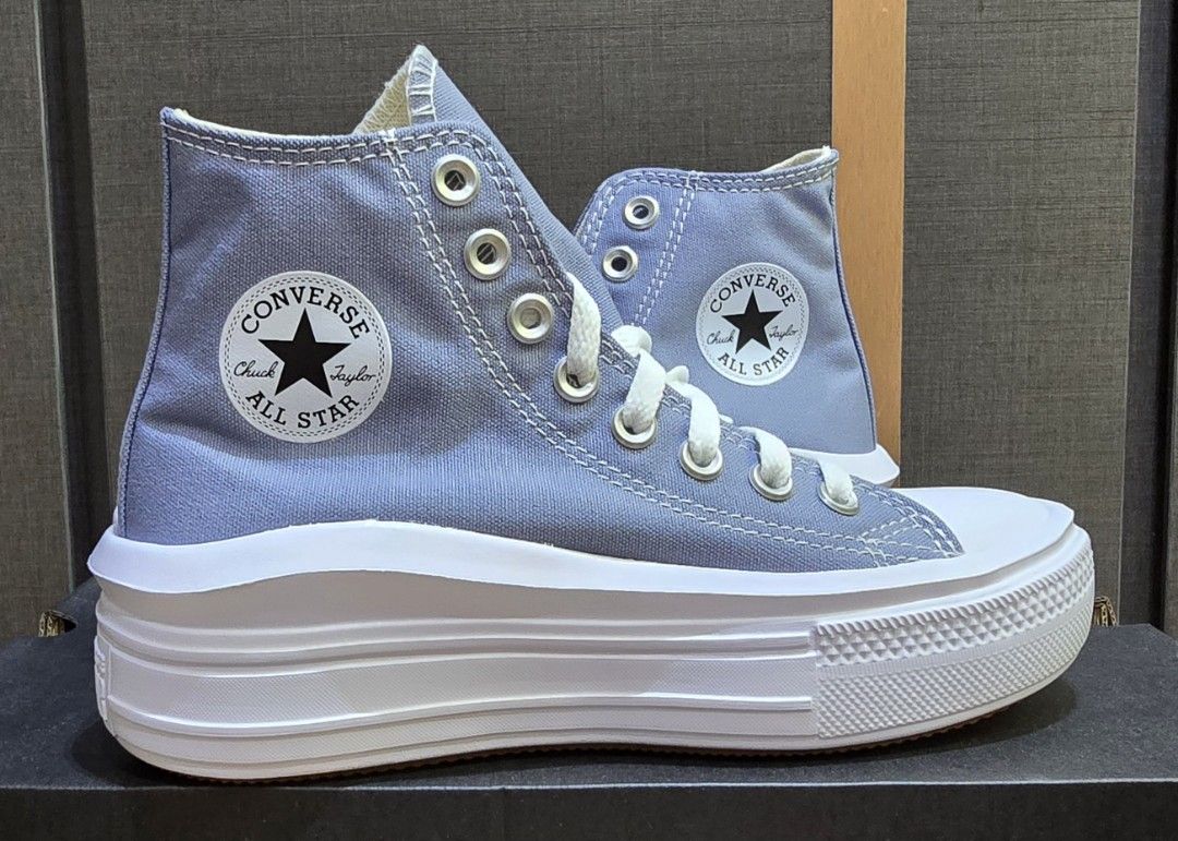 Women s US 6 Converse Chuck Taylor All Star Move Hi Sneakers Women s Fashion Footwear Sneakers on Carousell