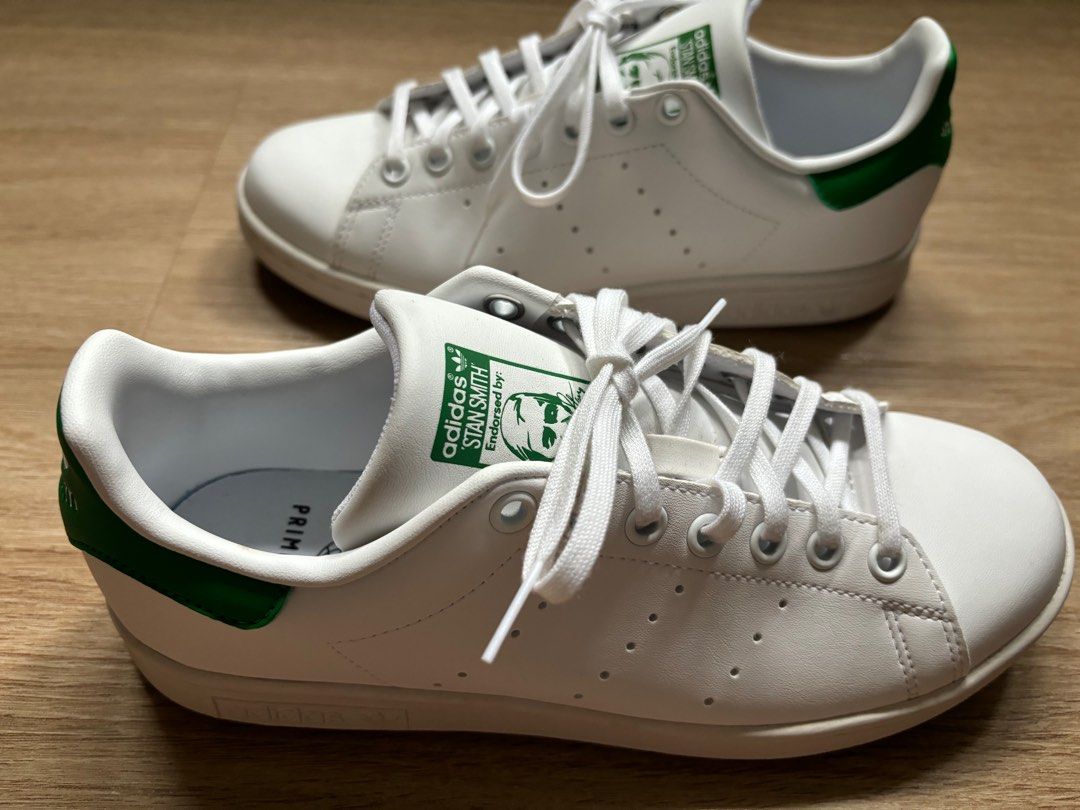 Worn Once Adidas Stan Smith Green women s shoes Women s Fashion Footwear Sneakers on Carousell