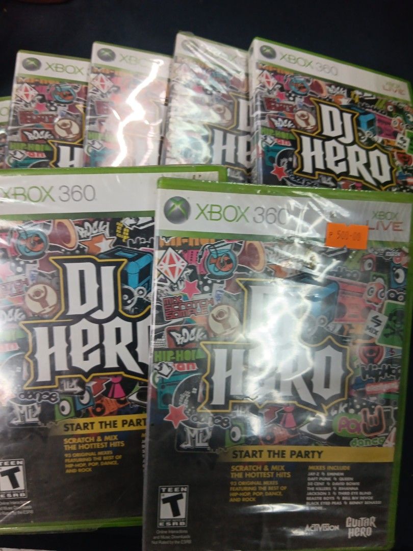 Xbox 360 DJ Hero Start The Party (Category: Xbox) located in Manila. Submitted by ayinong0453384 (Listing ID 1308009379, Image 1). Description: item is in excellent condition mint sealed pm for order.