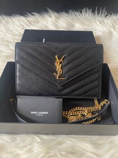 YSL Small Wallet On Chain