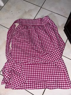 Zara Gingham Skirt