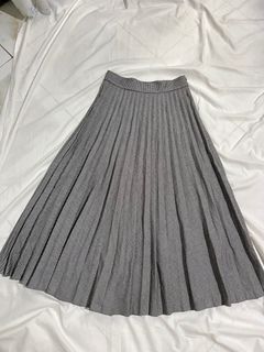 Zara Pleated Midi Skirt