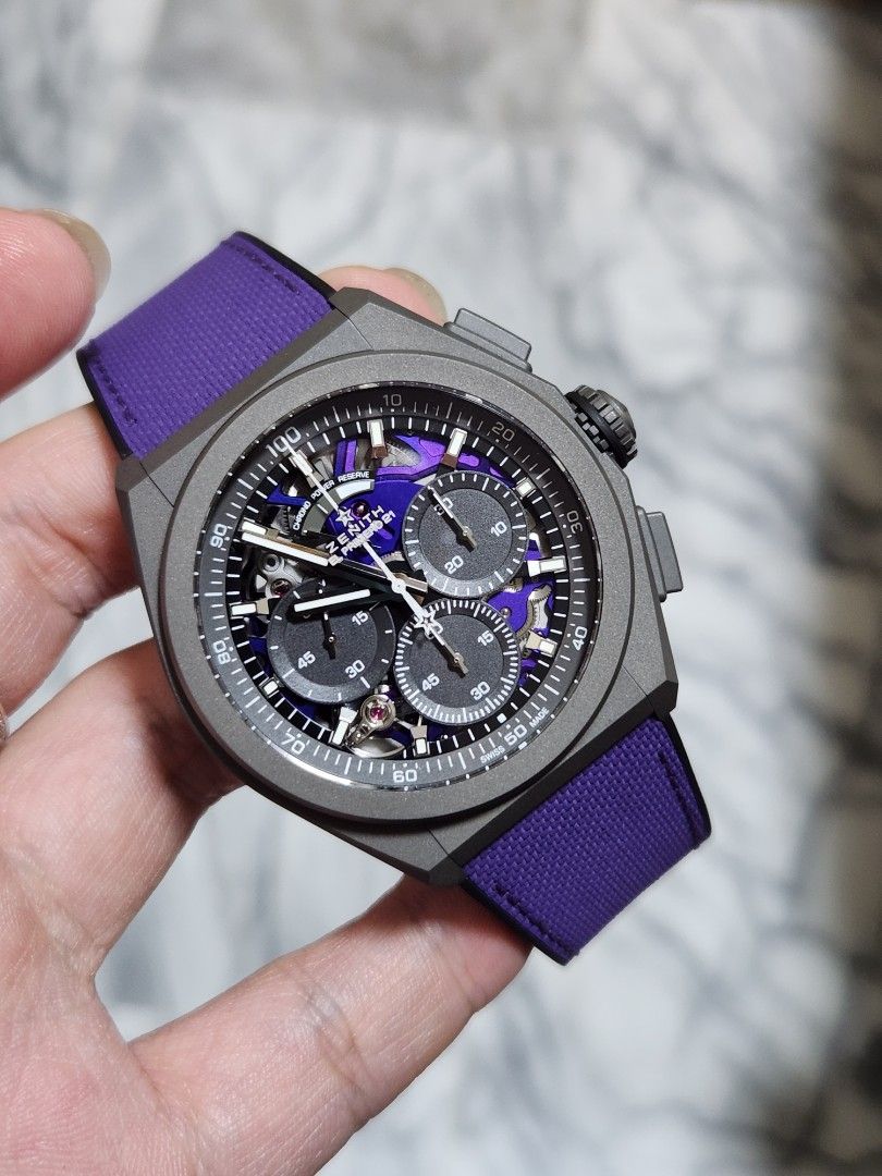 Zenith Defy 21 Ultraviolet Zenith Violet Zenith Defy El Primero 21