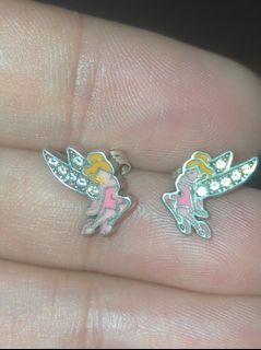 925 Silver Fairy Stud Earrings