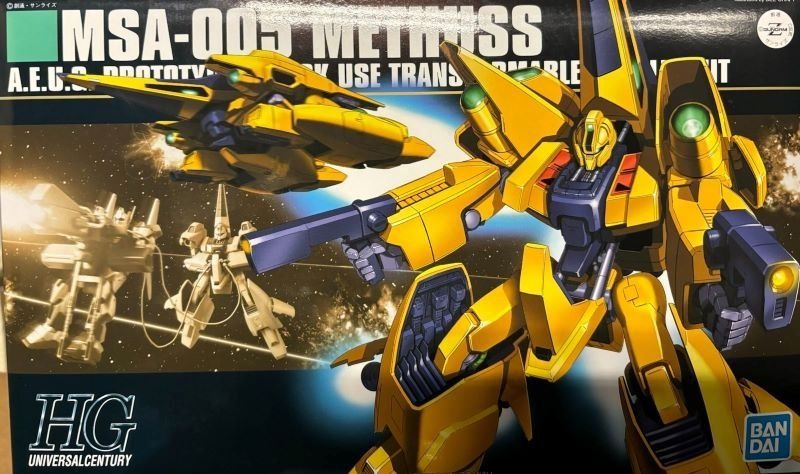 全新未砌 Bandai 藍logo 機動戰士 高達模型 HG HGUC 1/144 MSA-005 061 Methuss Metas 密達斯 ...