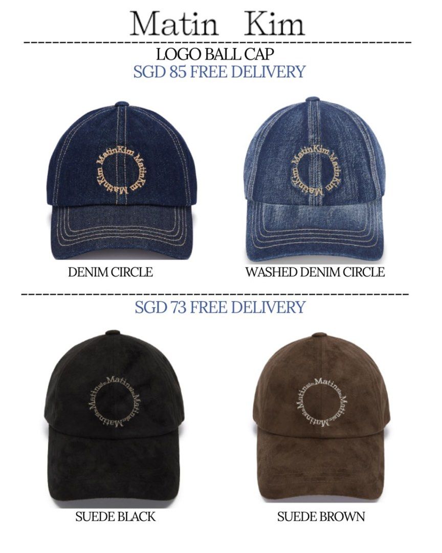 🇰🇷 [MATIN KIM] LOGO BALL CAP, Men's Fashion, Watches