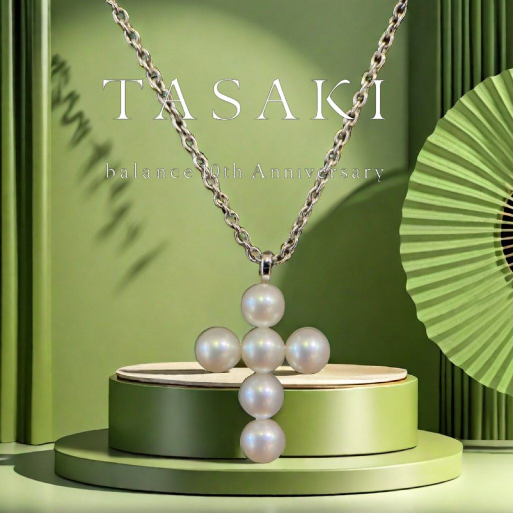 🕊️日本田崎真珠TASAKI SHINJU|925純銀十字架淡水真珠4mm珍珠項鍊Size 