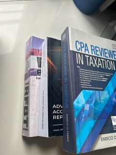 ACCOUNTING BOOKS - Tax, AFAR, RFBT