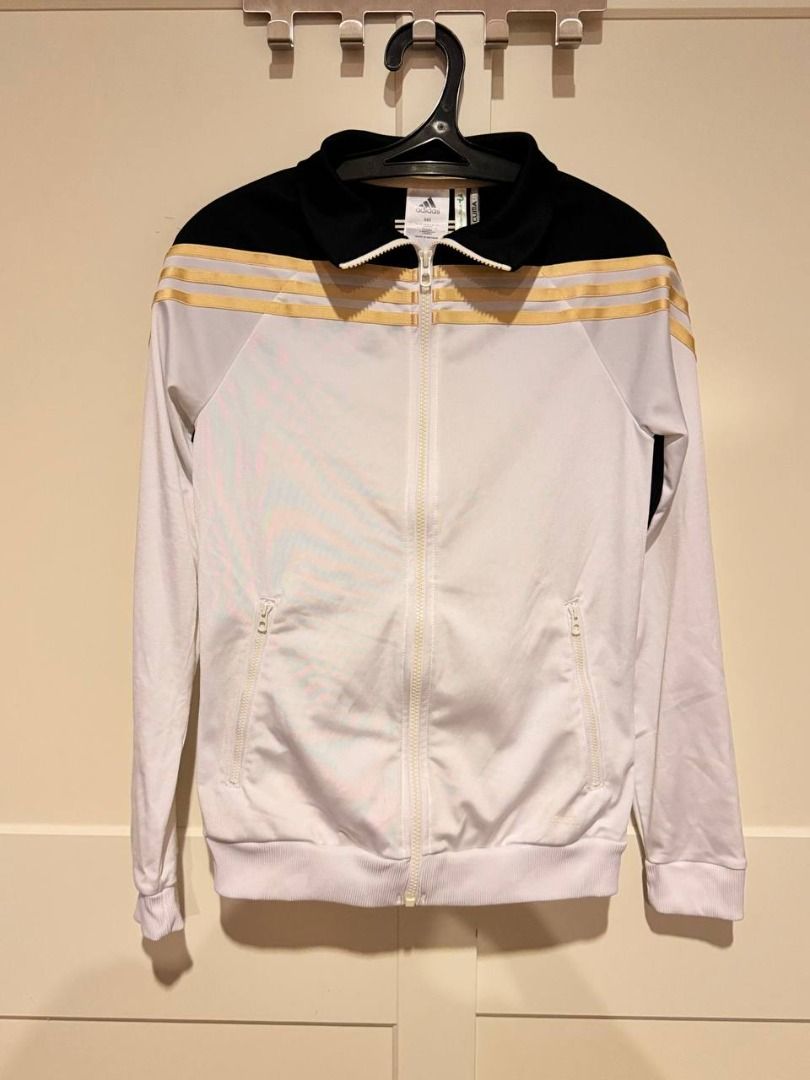 ADIDAS JACKET GOLD STRIPES Men s Fashion Coats Jackets and Outerwear on Carousell