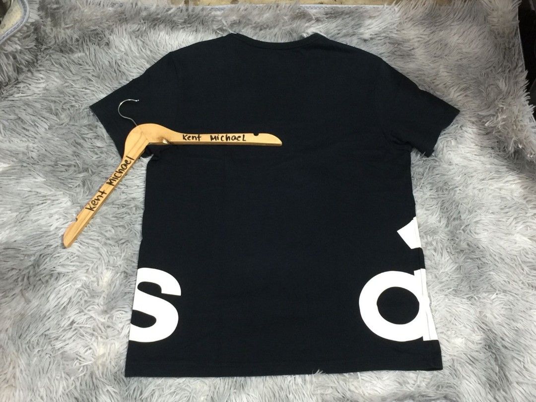 Adidas Mega Logo Essentials Tee (Category: Tshirts & Polo Shirts ) located in Manila. Submitted by kenthrift2000 (Listing ID 1308259656, Image 2). Description: Adidas Mega Logo Essentials Tee 10/10 Condition Dimensions 20x27 (Stretchable) Freeship Note.