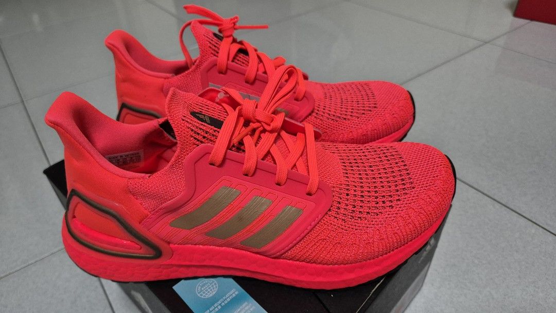 adidas gazelle silver green womens adidas Ultraboost 22 Shoes - Men's - Core Black / Turbo / Flash Orange main image 1
