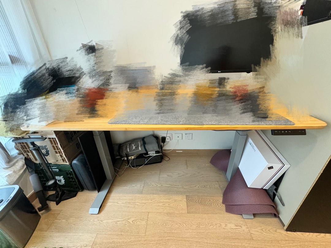Adjustable electrical table 雙摩打升降桌, 傢俬&家居, 傢俬, 桌子 - Carousell