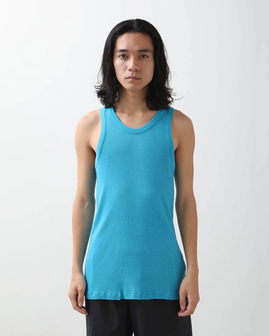 AURALEE ORGANIC SOFT RIB TANK, 他的時尚, 上衣與西裝, 背心在