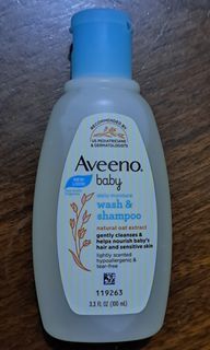 Aveeno Baby Daily Wash and Shampoo 100ml
