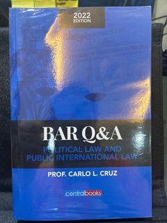 Bar Q & A: Political Law (2022) by Prof. Carlo L. Cruz