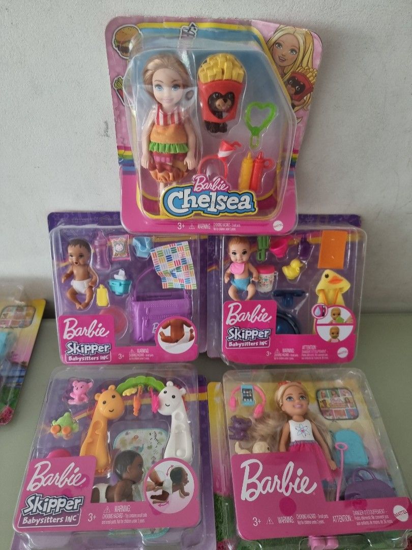 Barbie chelsea and skipper baby Doll