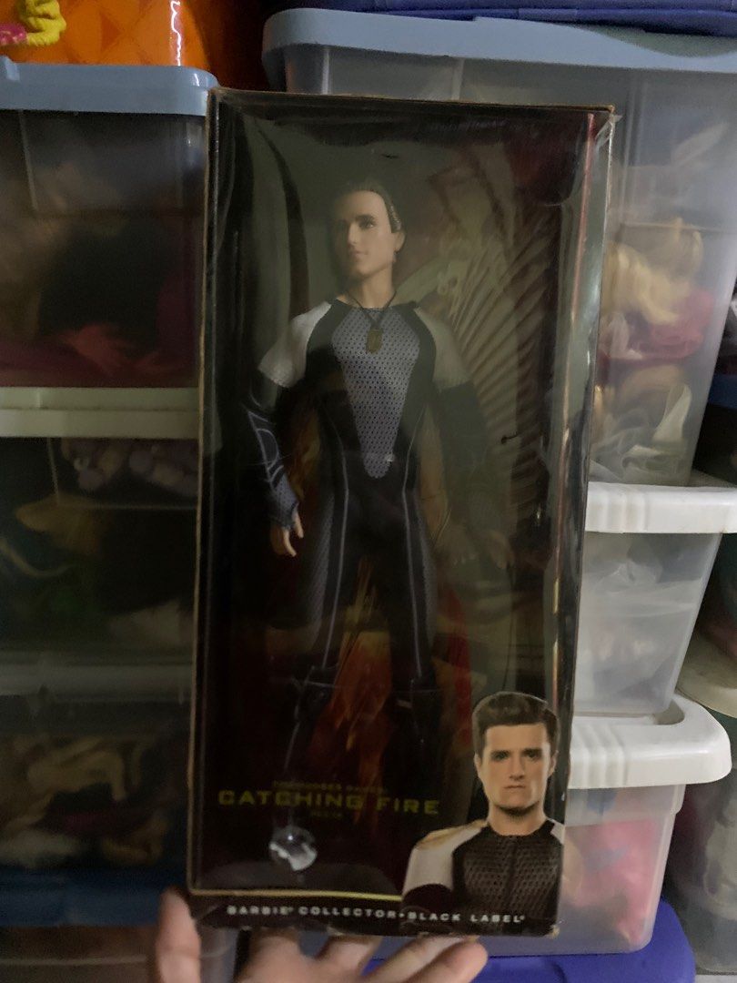 Barbie Collector The Hunger Games Catching Fire Peeta Mellark Doll