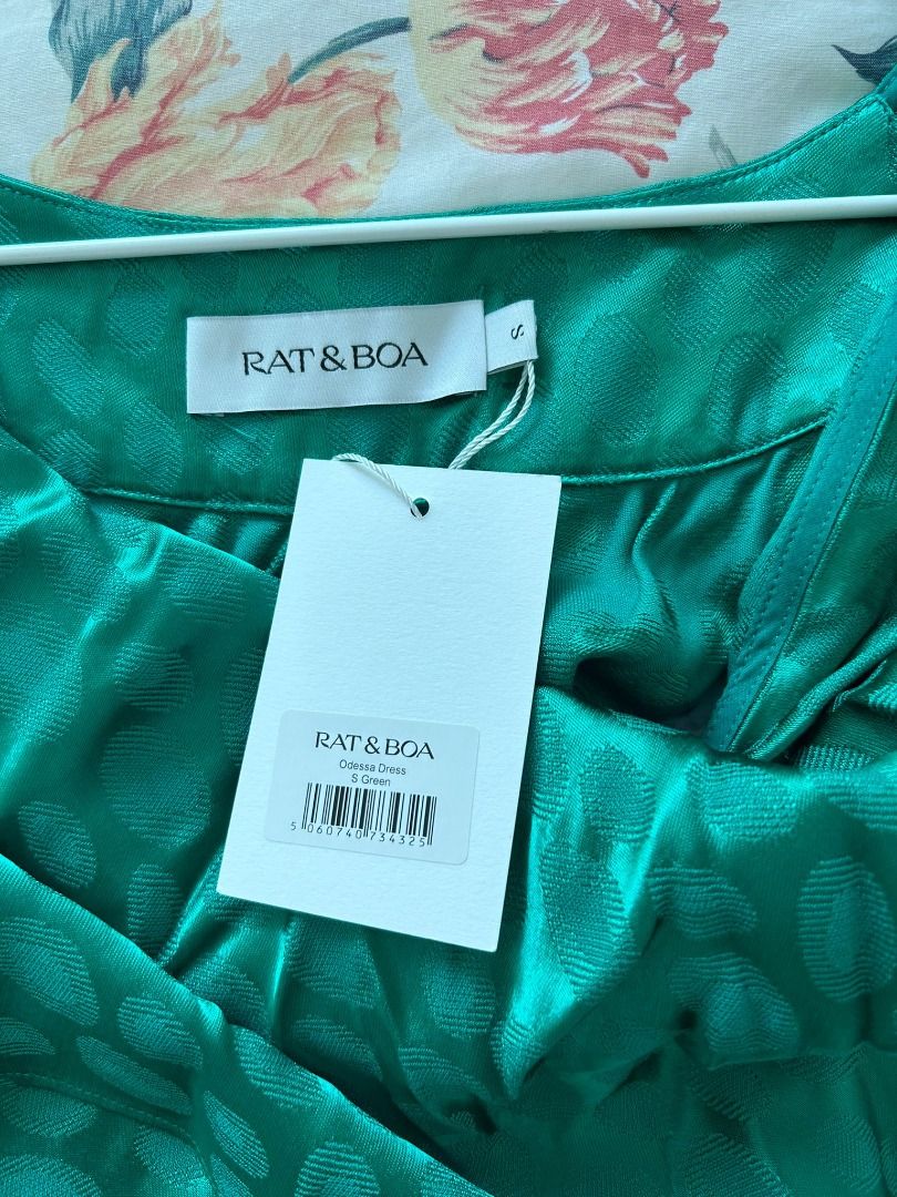 rat and boa odessa green dress The Odessa Emerald Dress by Rat & Boa main image 0