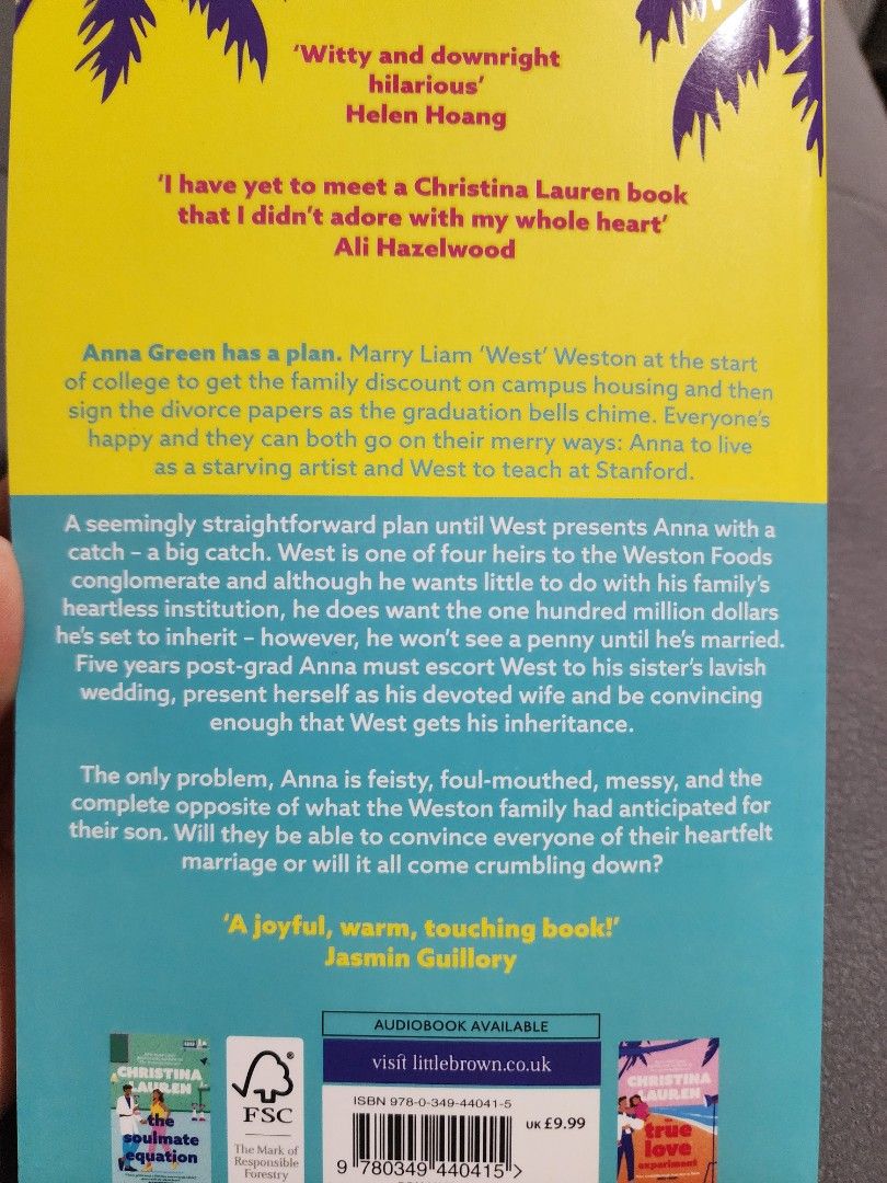 BN] The Paradise Problem by Christina Lauren booktok NYT Bestseller Free  Delivery!, Hobbies & Toys, Books & Magazines, Fiction & Non-Fiction on  Carousell