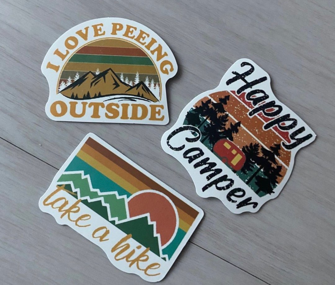 Camping Water Proof decals, Hobbies & Toys, Stationery & Craft, Art ...