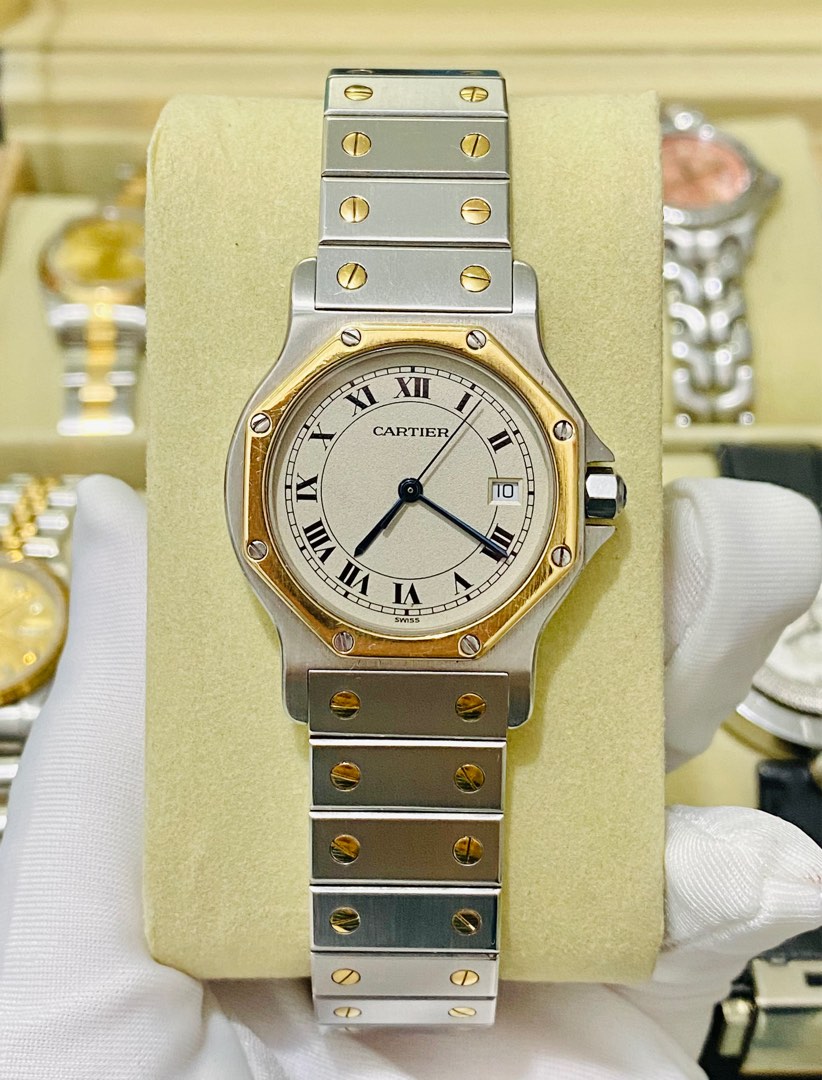 Cartier santos hexagonal outlet