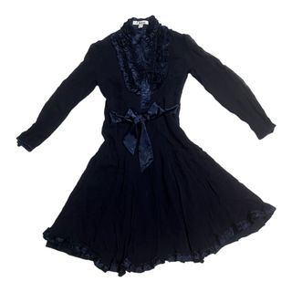 Chloe Longsleeve Navy Blue Casual Dress