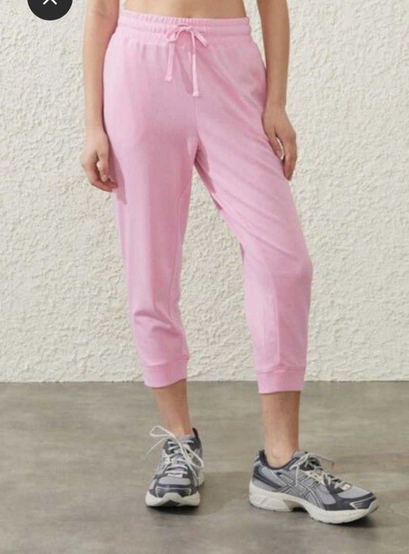 Cotton cropped joggers new arrivals