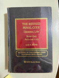 Criminal Law Book 1 Reyes 2017