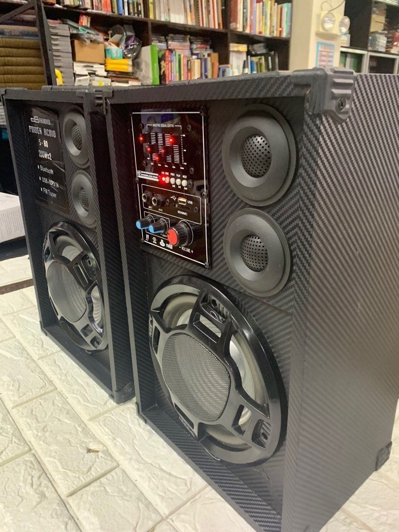 DbAudio Power Acoustic 200W x2 (Category: Soundbars, Speakers & Amplifiers) located in Pasay City. Submitted by meostore (Listing ID 1308271514, Image 2). Description: Item is in excellent condition working 220volts with amplifier, equalizer, Bluetooth, usb mp3, fm tuner 200watts x 2 speaker. Very nice sound can do demo before purchase with issue pls see last pics , does not afferct quality of sound.