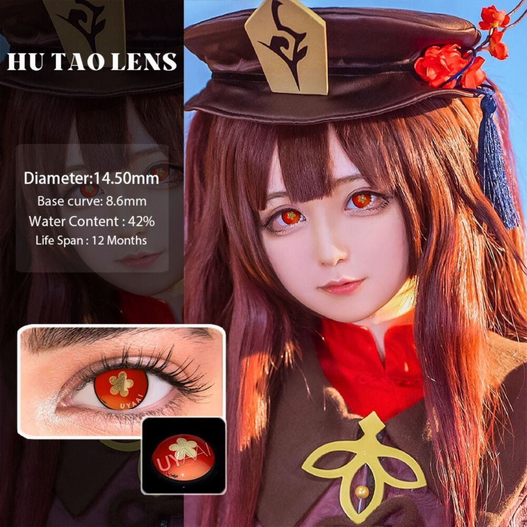 Decluttering UYAAI Contact Lens Genshin Impact GANYU HU TAO NO GRADE