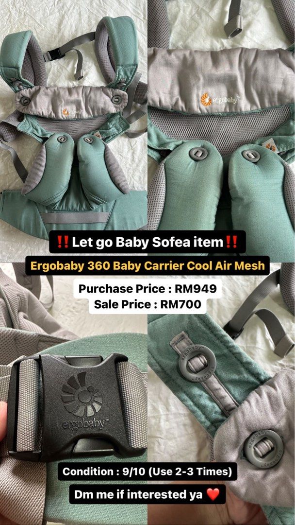 Ergobaby 360 Baby Carrier Cool Air Mesh