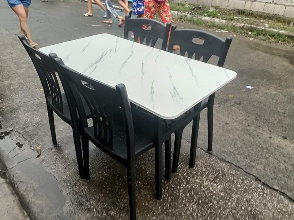 FOLDABLE DINING TABLE CASH ON DELIVERY (Category: Tables & Sets) located in Quezon City. Submitted by joycemanahan (Listing ID 1308134763, Image 3). Description: SALE❗❗SALE❗❗SALE❗❗ BEST SELLER🥰 BODEA PRICE 💯 RATTAN DINING TABLE AND CHAIRS 💯 📌GOOD QUALITY 💯 📌 ELEGANT RATTAN 📌IT CAN RAIN OR SHINE 📌 ASSEMBLE AVAILABLE COLOR 📌 BROWN 🟤 📌BLACK 🖤 📌 BEIGE MOP: COD kindly call or txt 09197697979/09950360047 location novaliches q.c.