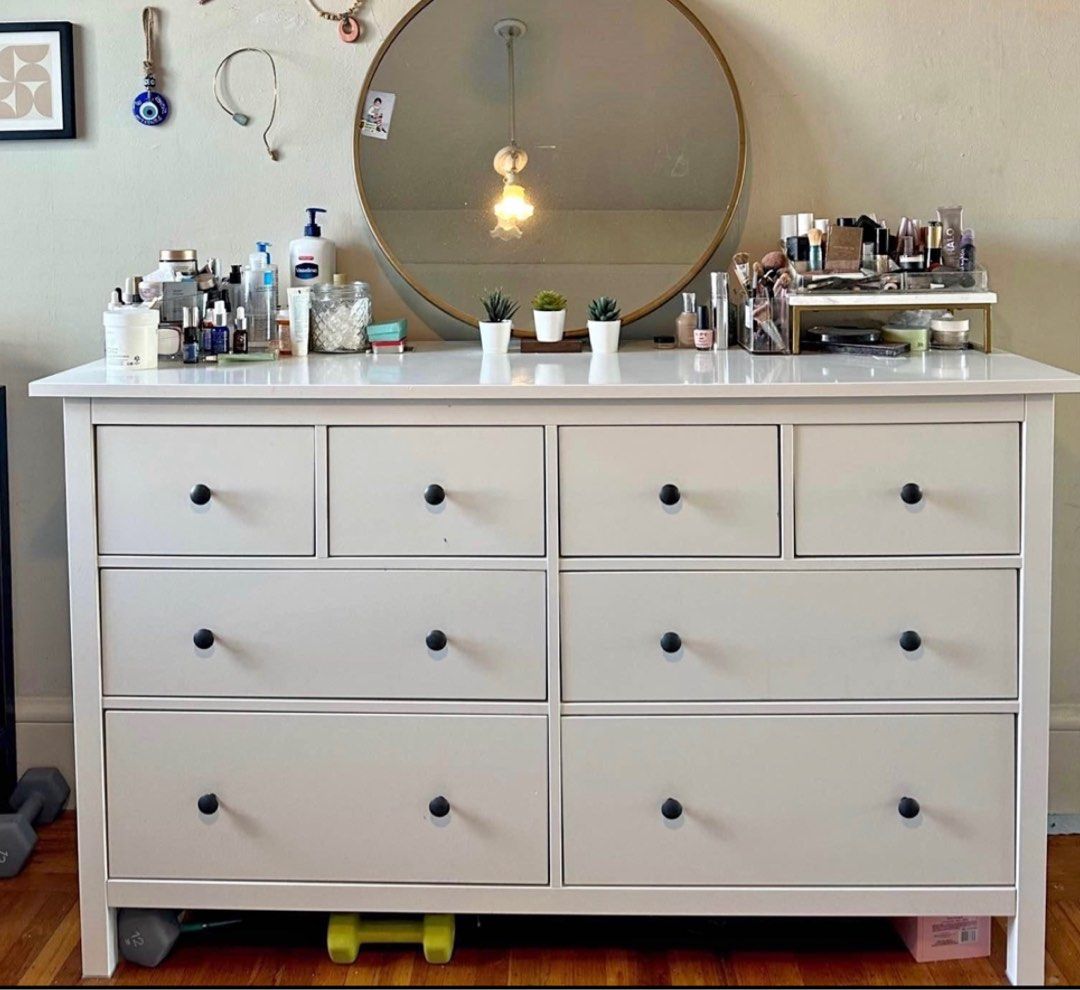 Free delivery IKEA HEMNES chest of 8 drawers, Furniture & Home