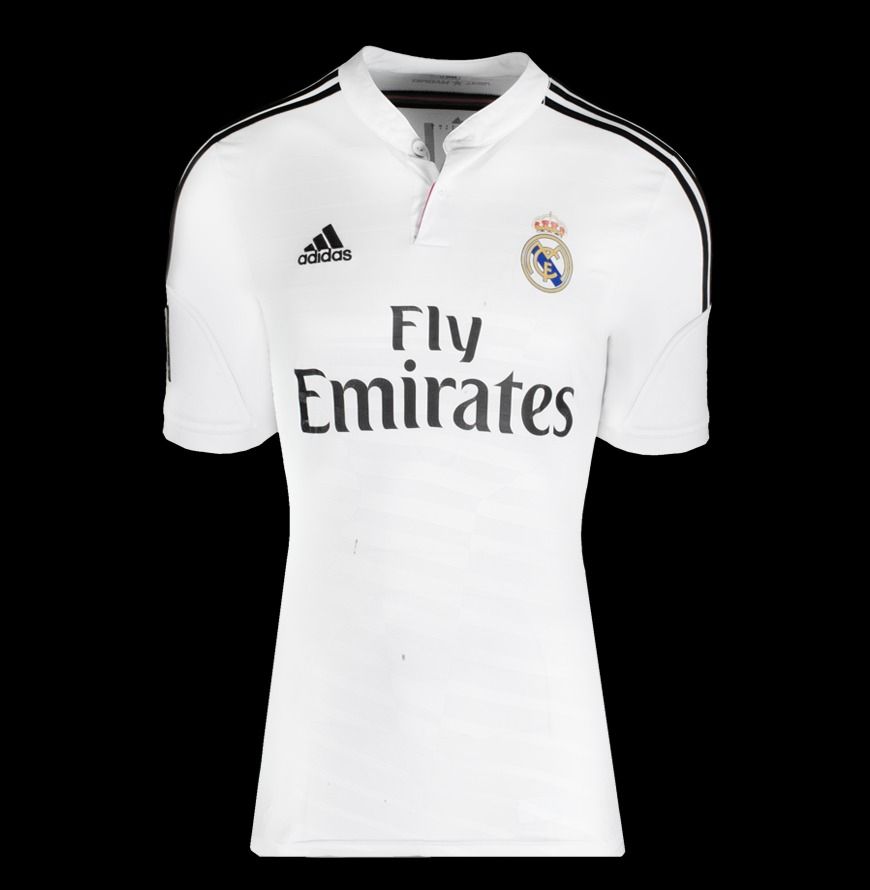 Gareth Bale Back Signed Real Madrid 2014-15 Home Shirt - "5x UCL Winner" Inscription In Hero Frame: Option 1 (Category: Other Merchandise) located in Singapore. Submitted by championasiasports (Listing ID 1308289137, Image 4). Description: This Real Madrid CF shirt was personally signed by Gareth Bale during a private signing session in Surrey on April 19th, 2024. The shirt comes with an official Icons.com Certificate of Authenticity, which serve