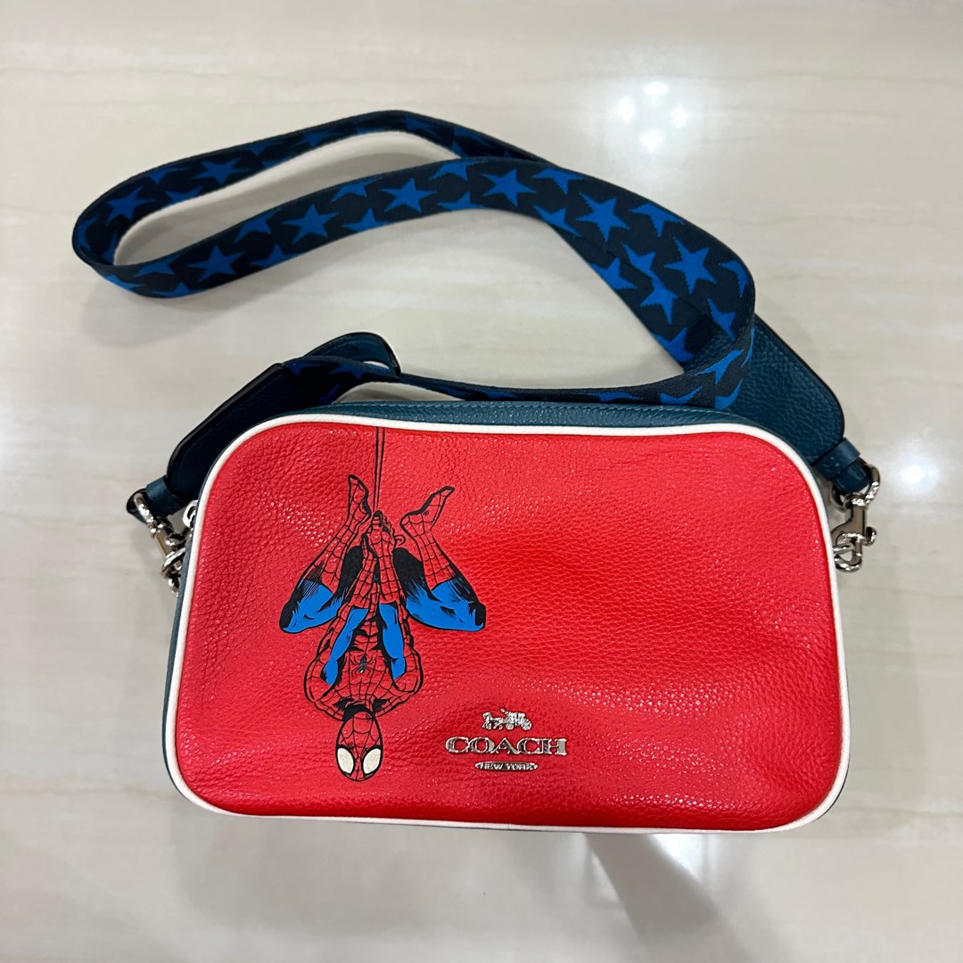 HARGA NETT Coach x Marvel Spiderman Jes Crossbody miami red authentic 💯